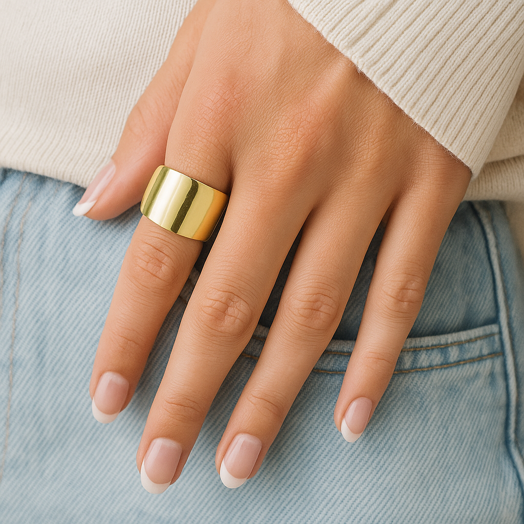 Cigar Band Ring Bold