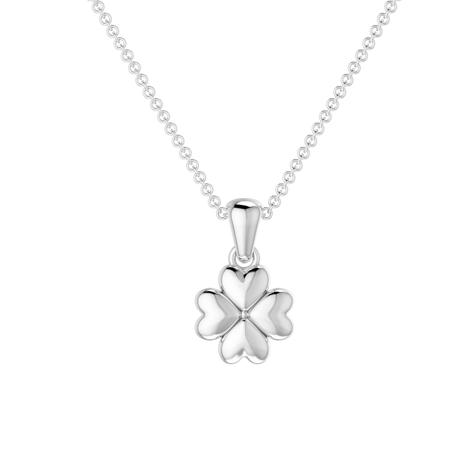 Four Leaf Necklace (no stones)