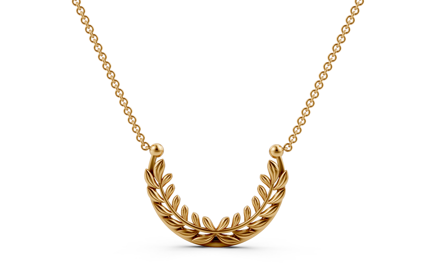 Leaf & Laurel Pendant