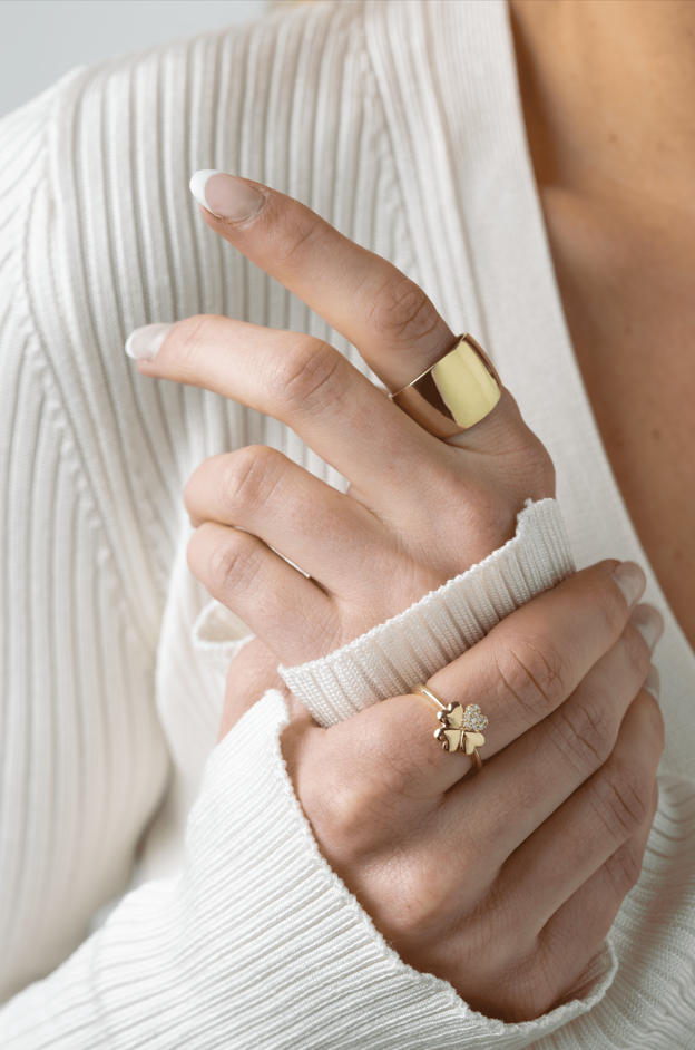 Cigar Band Ring Bold